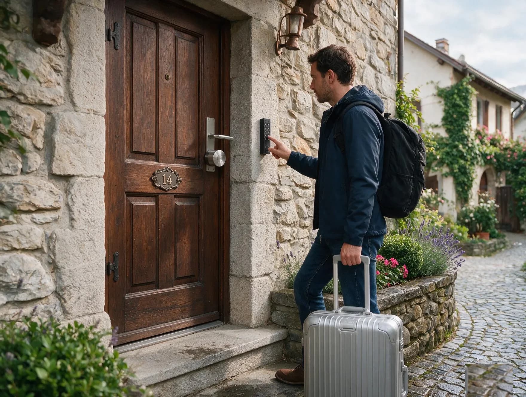 Serrure connectée pilotée depuis les dates du séjour